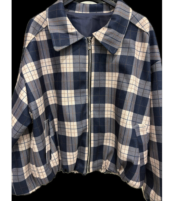 JAINSON CHECKED BOMBER JACKET 2387