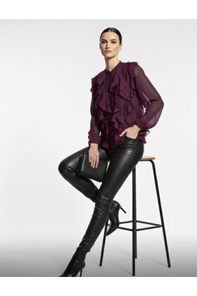 MINTH RUFFLED TOP 672