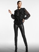 MINTH RUFFLED TOP 672