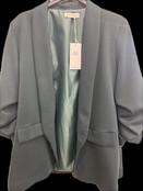 MARC ANGELO RUFFLED SLEEVE BLAZER 1058