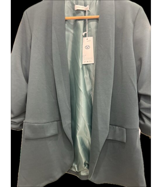 MARC ANGELO RUFFLED SLEEVE BLAZER 1058