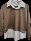 CP TOP WITH SHIRT INSERT 0185