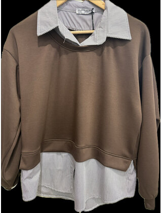 CP TOP WITH SHIRT INSERT 0185