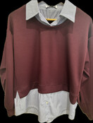 CP TOP WITH SHIRT INSERT 0185