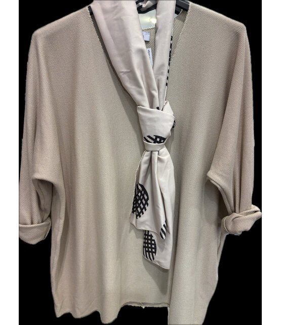 ZOLA KNIT WITH SCARF 6587 ZOLA KNIT WITH SCARF 6587