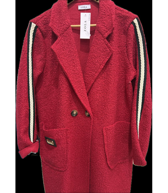 ZOLA BOILED WOOL COAT 460