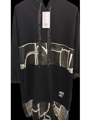 LISA MODA HOODED TUNIC 0637