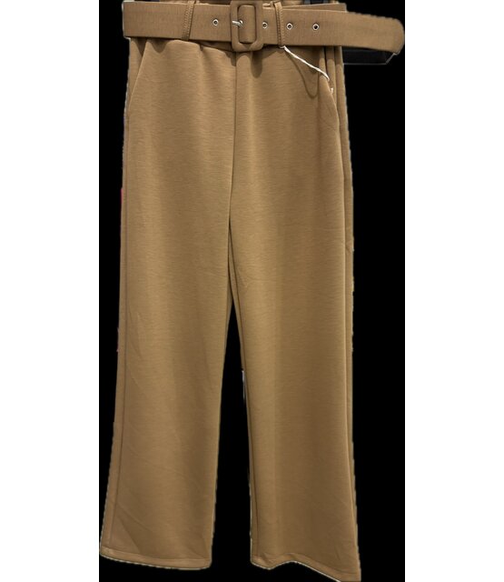 MARC ANGELO BELTED WIDE LEG TROUSER 3411