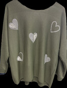 ZOLA HEART KNIT 3545