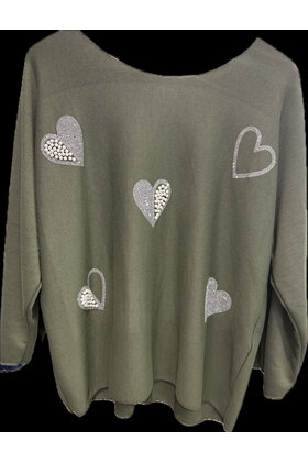 ZOLA HEART KNIT 3545