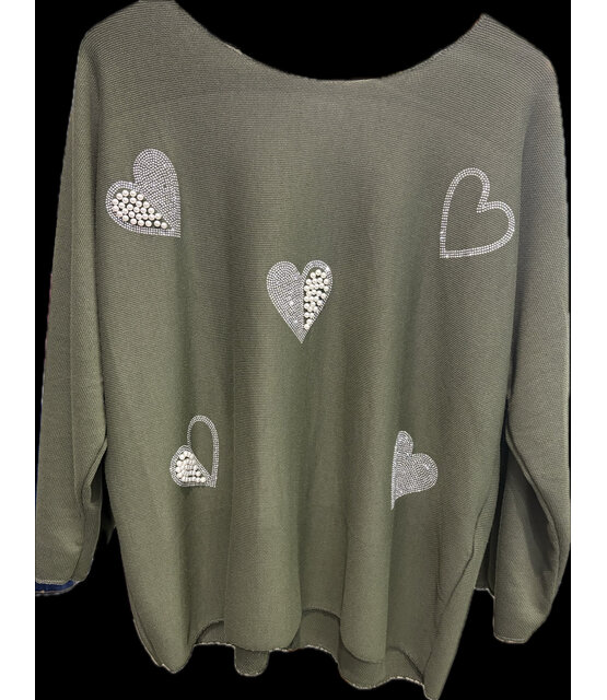 ZOLA HEART KNIT 3545