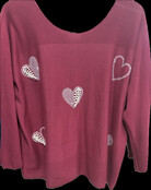 ZOLA HEART KNIT 3545