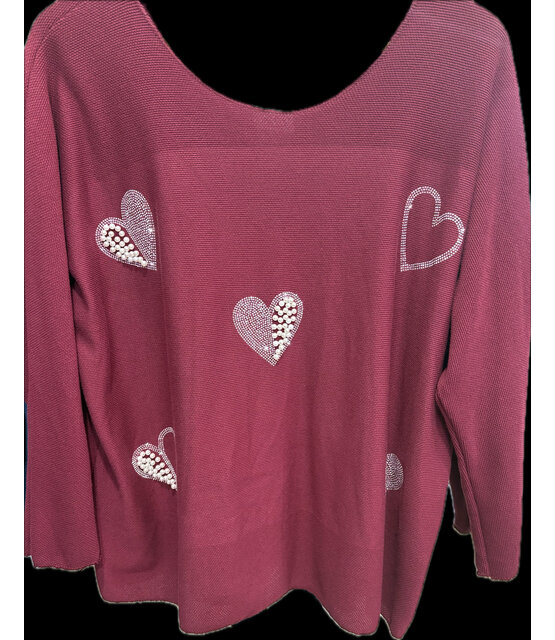 ZOLA HEART KNIT 3545
