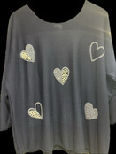 ZOLA HEART KNIT 3545