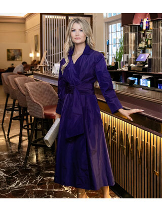 KATE & PIPPA PENELOPE MIDI TAFFETA DRESS 121