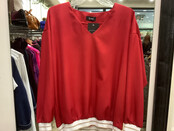 EMI V- NECK LONG  SLEEVE TOP 1678