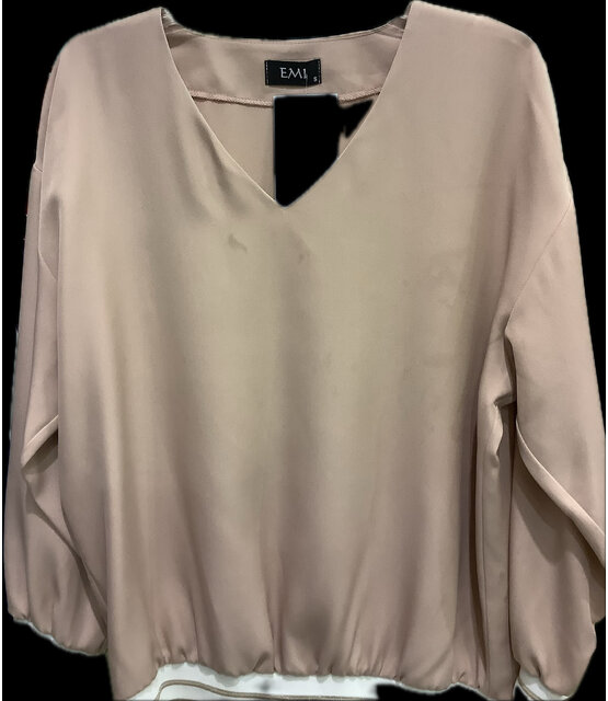EMI V- NECK LONG  SLEEVE TOP 1678