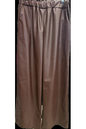 H &G PU WIDE LEG TROUSERS 8043