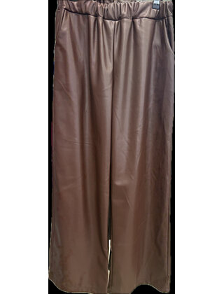 H &G PU WIDE LEG TROUSERS 8043