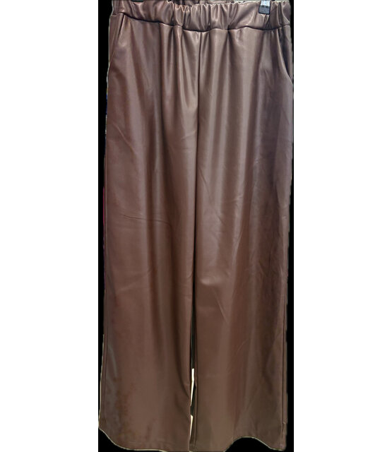 H &G PU WIDE LEG TROUSERS 8043