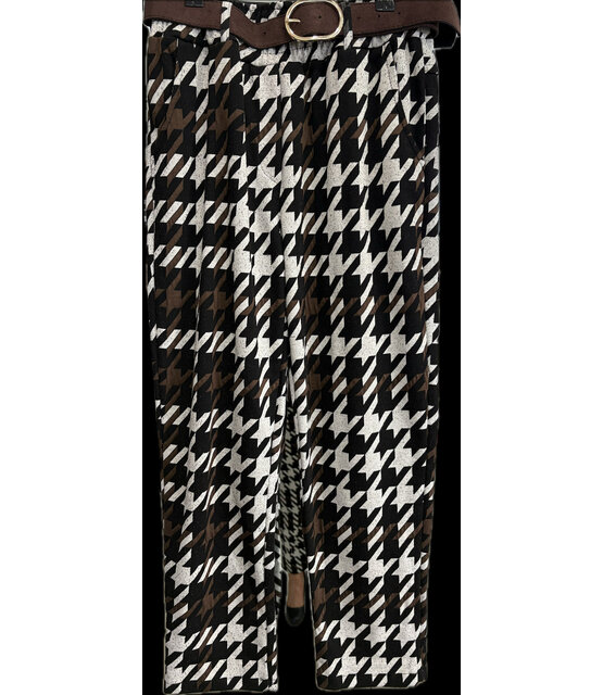 MADE. IN ITALY PRINT TROUSERS 3658