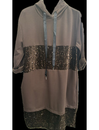 NEW COLLECTION HOODED DRESS 4970