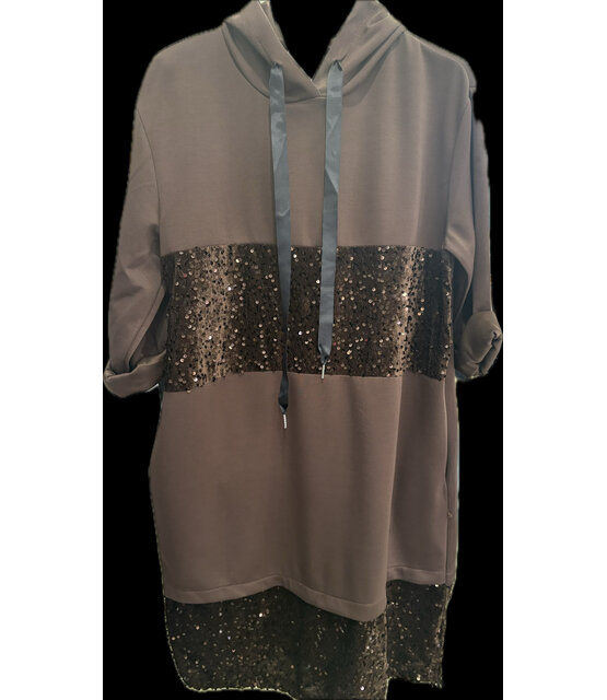 NEW COLLECTION HOODED DRESS 4970