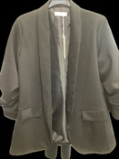 MARC ANGELO RUFFLED SLEEVE BLAZER 1058