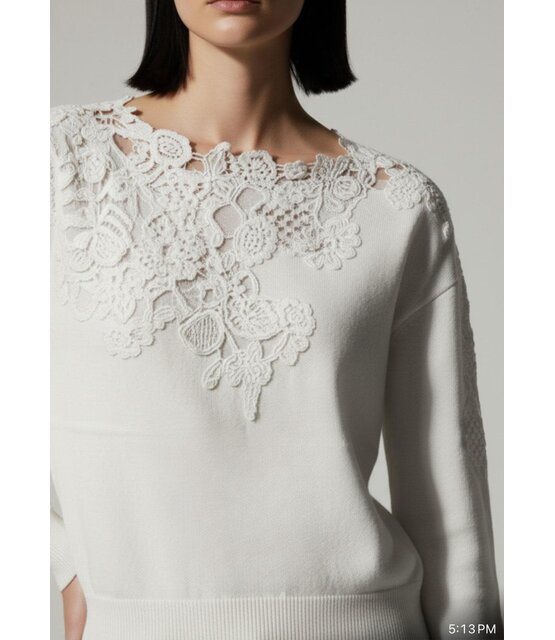 SAINT MAINE EMBROILED KNIT 6602