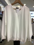 EMI V- NECK LONG  SLEEVE TOP 1678