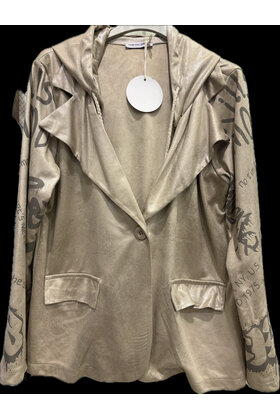NEW COLLECTION HOODED BLAZER 4858
