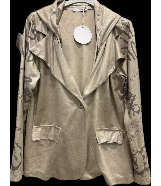 NEW COLLECTION HOODED BLAZER 4858