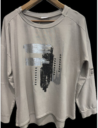 MADE IN ITALY LONG SLEEVE TOP 5869