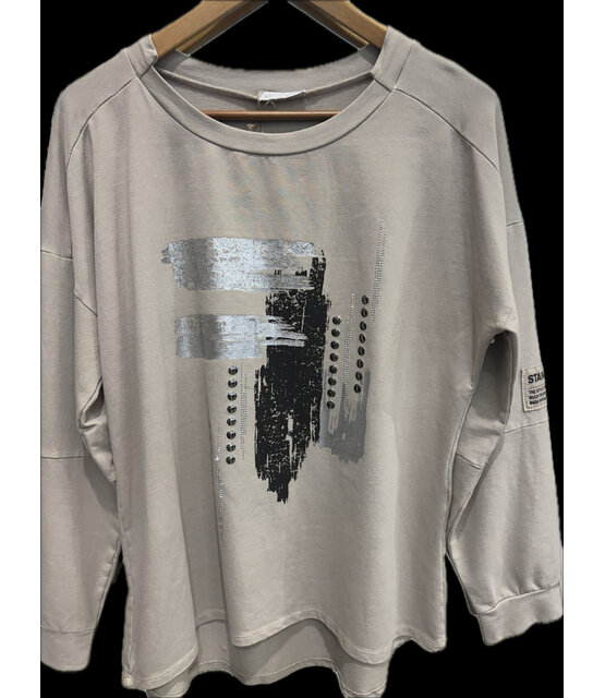 MADE IN ITALY LONG SLEEVE TOP 5869