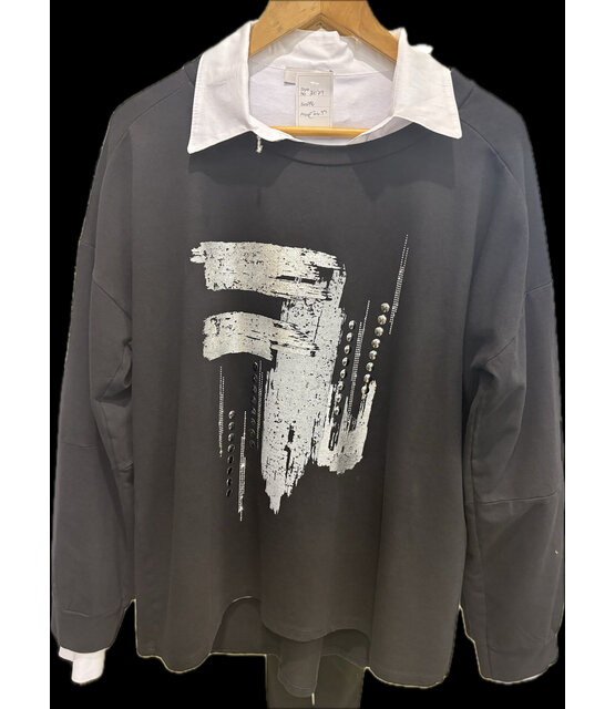 MADE IN ITALY LONG SLEEVE TOP 5869