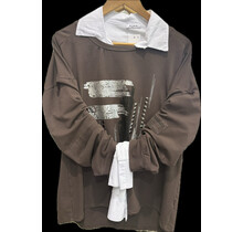 MADE IN ITALY LONG SLEEVE TOP 5869