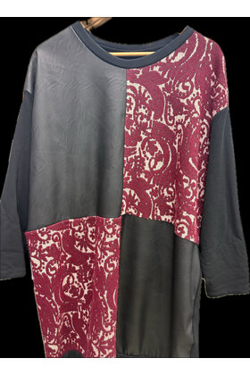 JAINSON PU/PAISLEY TUNIC 5968