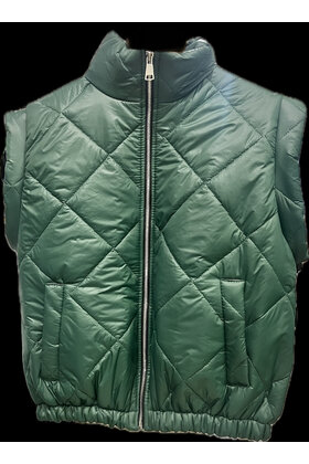 NEW COLLECTION CROPPED GILET 2640