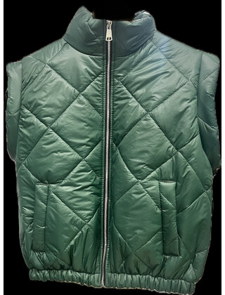 NEW COLLECTION CROPPED GILET 2640