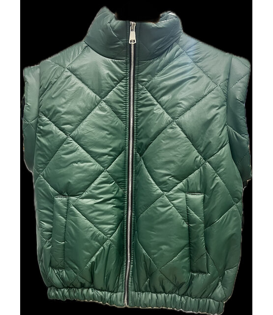 NEW COLLECTION CROPPED GILET 2640