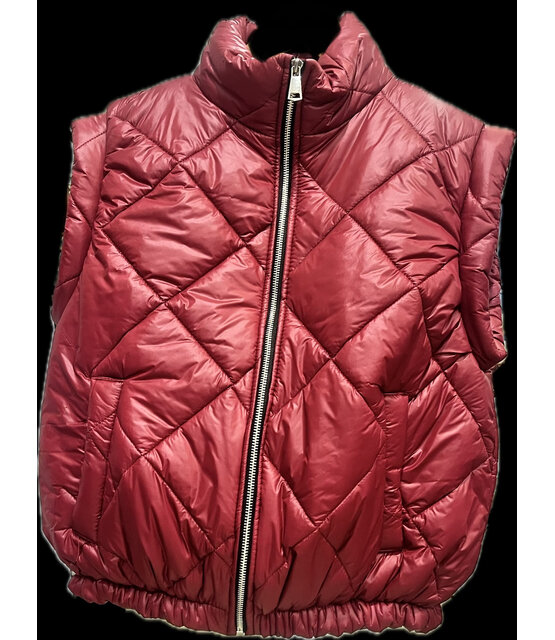 NEW COLLECTION CROPPED GILET 2640