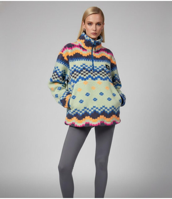 USCO ZIP FLEECE TOP 384