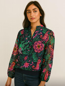 MARC ANGELO FLORAL BAND TOP 2289