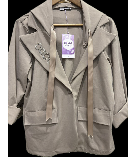 HELLO MYA COCO HOODED BLAZER 4981