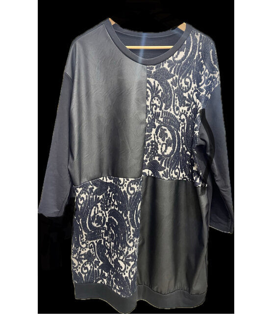 JAINSON PU/PAISLEY TUNIC 5968