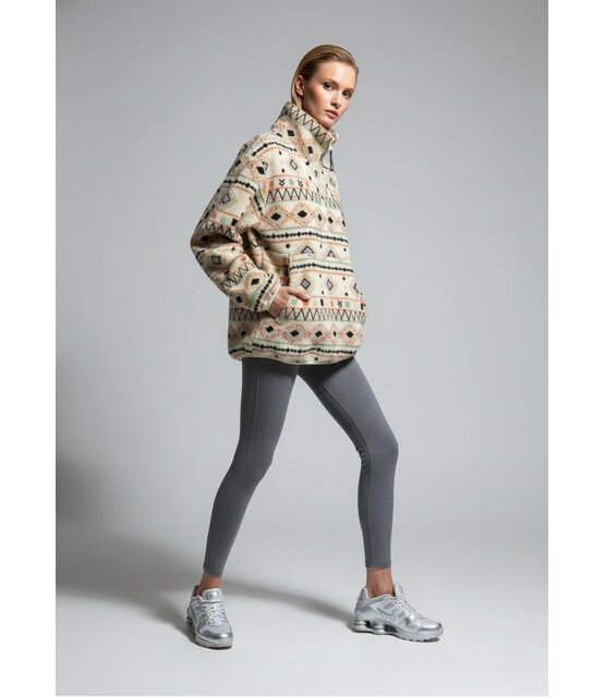 USCO ZIP FLEECE TOP 390