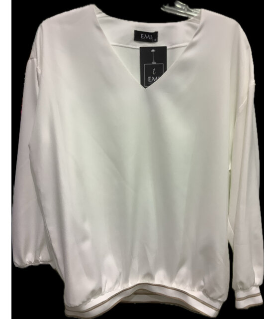 EMI V- NECK LONG  SLEEVE TOP 1678
