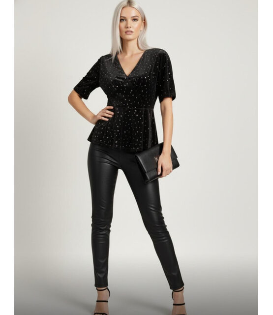 MARC ANGELO V-NECK TOP 2263