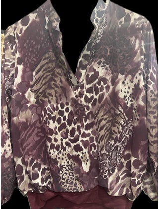 MARC ANGELO BAND PRINT TOP 388