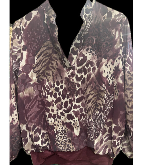 MARC ANGELO BAND PRINT TOP 388